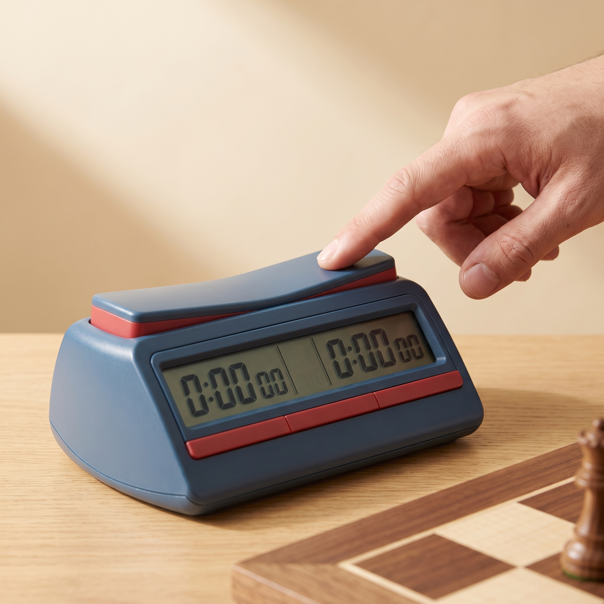 Pendule d'échecs numérique avec 42 modes de jeu — en jeu